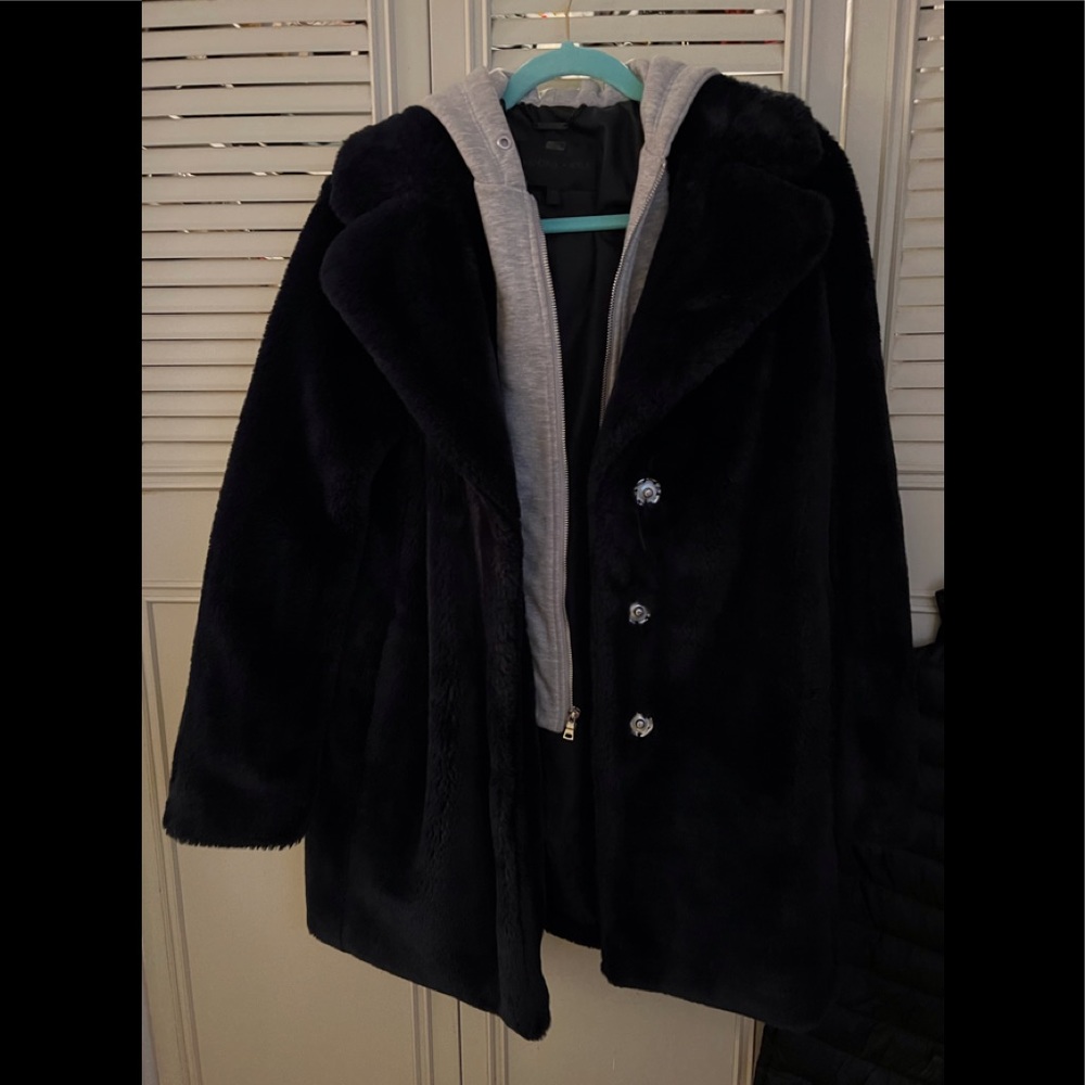 Kendall & Kylie teddy hoodie coat